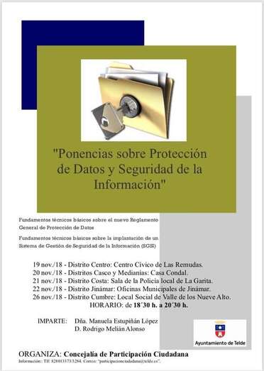 Cartel de las actividades (Foto TA)